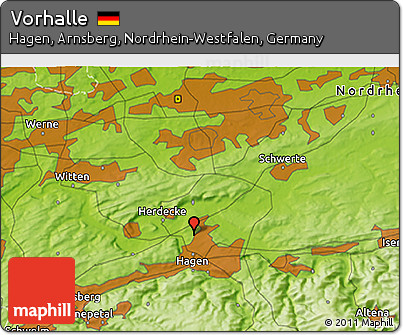 Physical 3D Map of Vorhalle