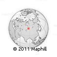 Outline Map of the Area around 51° 19' 36" N, 85° 55' 30" E, rectangular outline