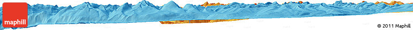 Political Horizon Map of the Area around 51° 19' 36" N, 88° 28' 29" E