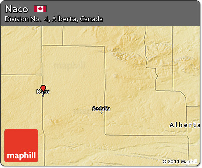 Physical 3D Map of Naco