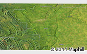 Satellite 3D Map of the area around 51° 43' 18" N, 114° 40' 30" W