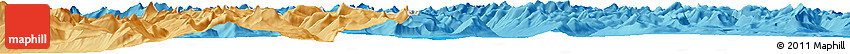 Political Horizon Map of the Area around 51° 43' 18" N, 116° 22' 30" W Political Horizon Map of the Area around 51° 43' 18" N, 116° 22' 30" W