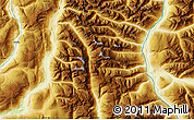 Physical Map of Avola