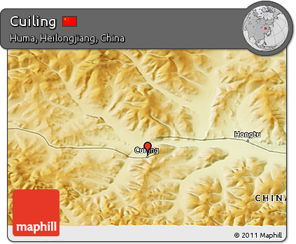 Physical 3D Map of Cuiling