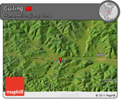 Satellite 3D Map of Cuiling