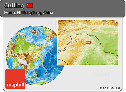 Physical Location Map of Cuiling