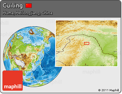 Physical Location Map of Cuiling