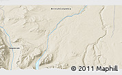 Shaded Relief 3D Map of the area around 51° 43' 18" N, 124° 1' 30" W