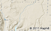 Shaded Relief Map of Tatlayoko Lake