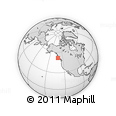 Outline Map of the Area around 51° 43' 18" N, 130° 49' 29" W, rectangular outline