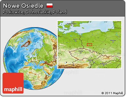 Physical Location Map of Nowe Osiedle
