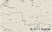 Shaded Relief Map of Dzerzhinsk