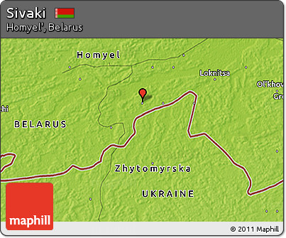 Physical 3D Map of Sivaki