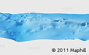 Shaded Relief Panoramic Map of the area around 51° 43' 18" N, 29° 40' 29" W