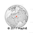 Outline Map of the Area around 51° 43' 18" N, 45° 7' 30" E, rectangular outline