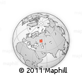 Outline Map of the Area around 51° 43' 18" N, 47° 40' 29" E, rectangular outline