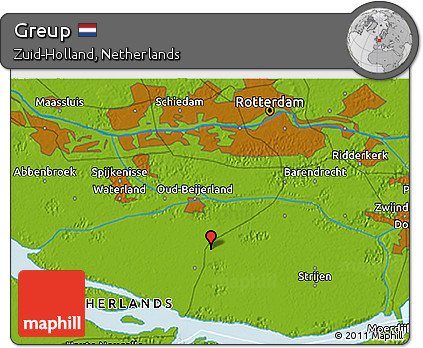 Physical 3D Map of Greup