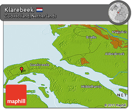 Physical 3D Map of Klarebeek