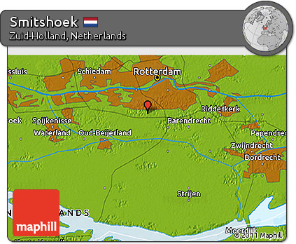 Physical 3D Map of Smitshoek
