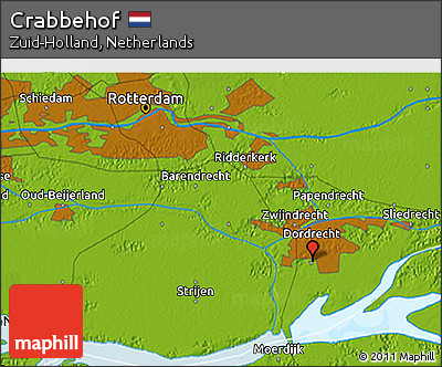 Physical 3D Map of Crabbehof