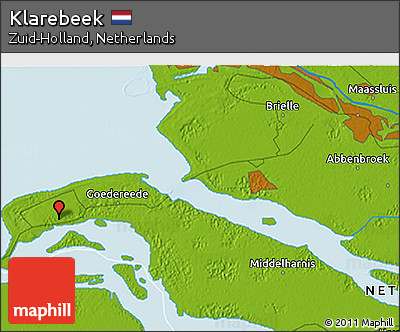 Physical 3D Map of Klarebeek