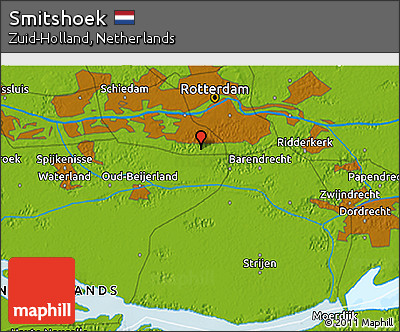 Physical 3D Map of Smitshoek