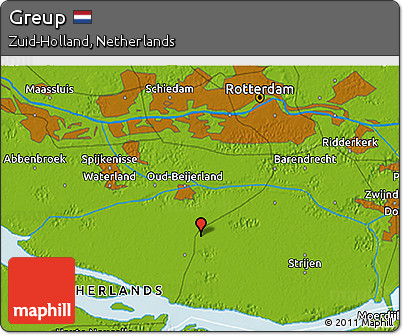 Physical 3D Map of Greup