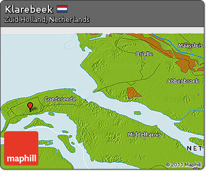 Physical 3D Map of Klarebeek