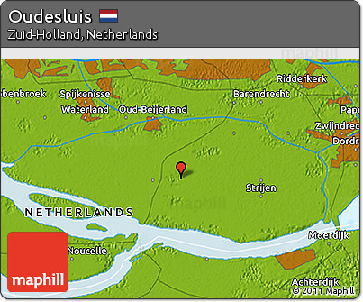 Physical 3D Map of Oudesluis