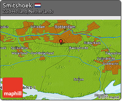 Physical 3D Map of Smitshoek