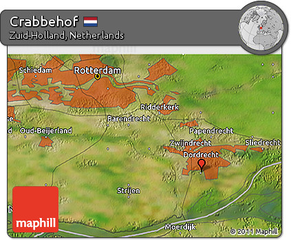 Satellite 3D Map of Crabbehof