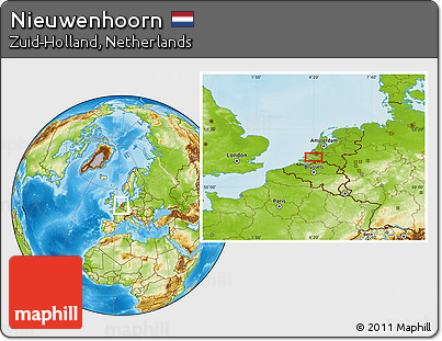 Physical Location Map of Nieuwenhoorn
