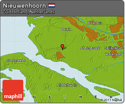 Physical Map of Nieuwenhoorn