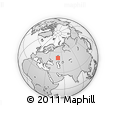Outline Map of the Area around 51° 43' 18" N, 50° 13' 30" E, rectangular outline