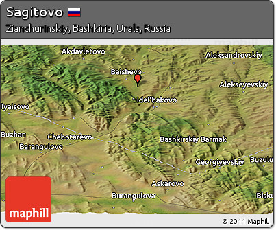 Satellite Panoramic Map of Sagitovo