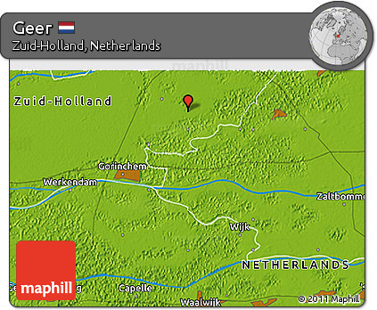 Physical 3D Map of Geer