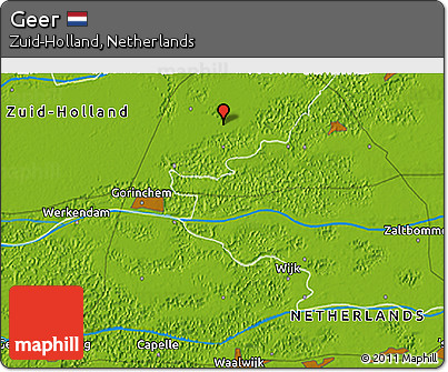 Physical 3D Map of Geer