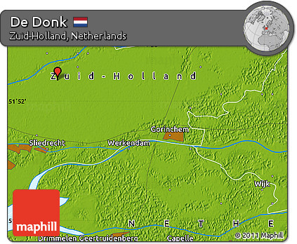 Physical Map of De Donk