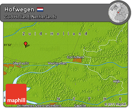 Physical Map of Hofwegen