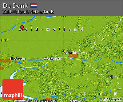 Physical Map of De Donk