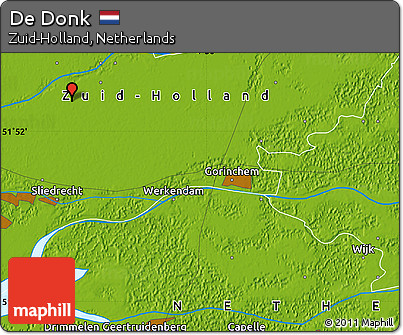 Physical Map of De Donk