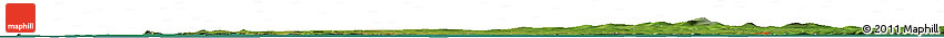 Satellite Horizon Map of Pembroke Dock