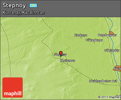 Physical 3D Map of Stepnoy