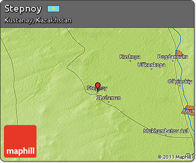 Physical 3D Map of Stepnoy