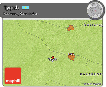 Physical 3D Map of Tygish