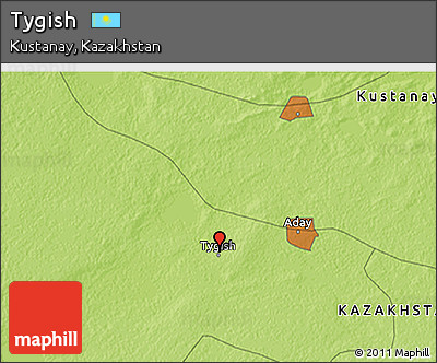 Physical 3D Map of Tygish