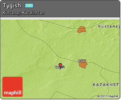 Physical 3D Map of Tygish