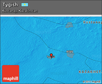 Political 3D Map of Tygish
