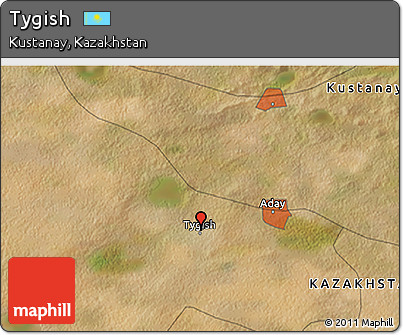 Satellite 3D Map of Tygish