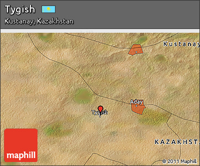 Satellite 3D Map of Tygish